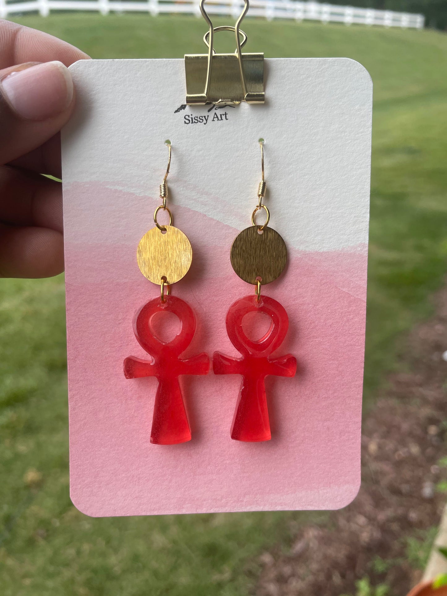 Ankh Earrings