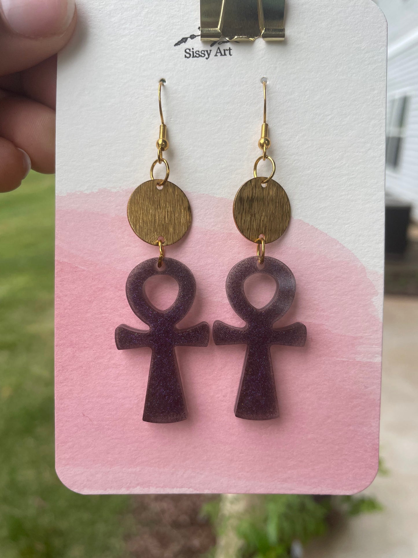 Ankh Earrings