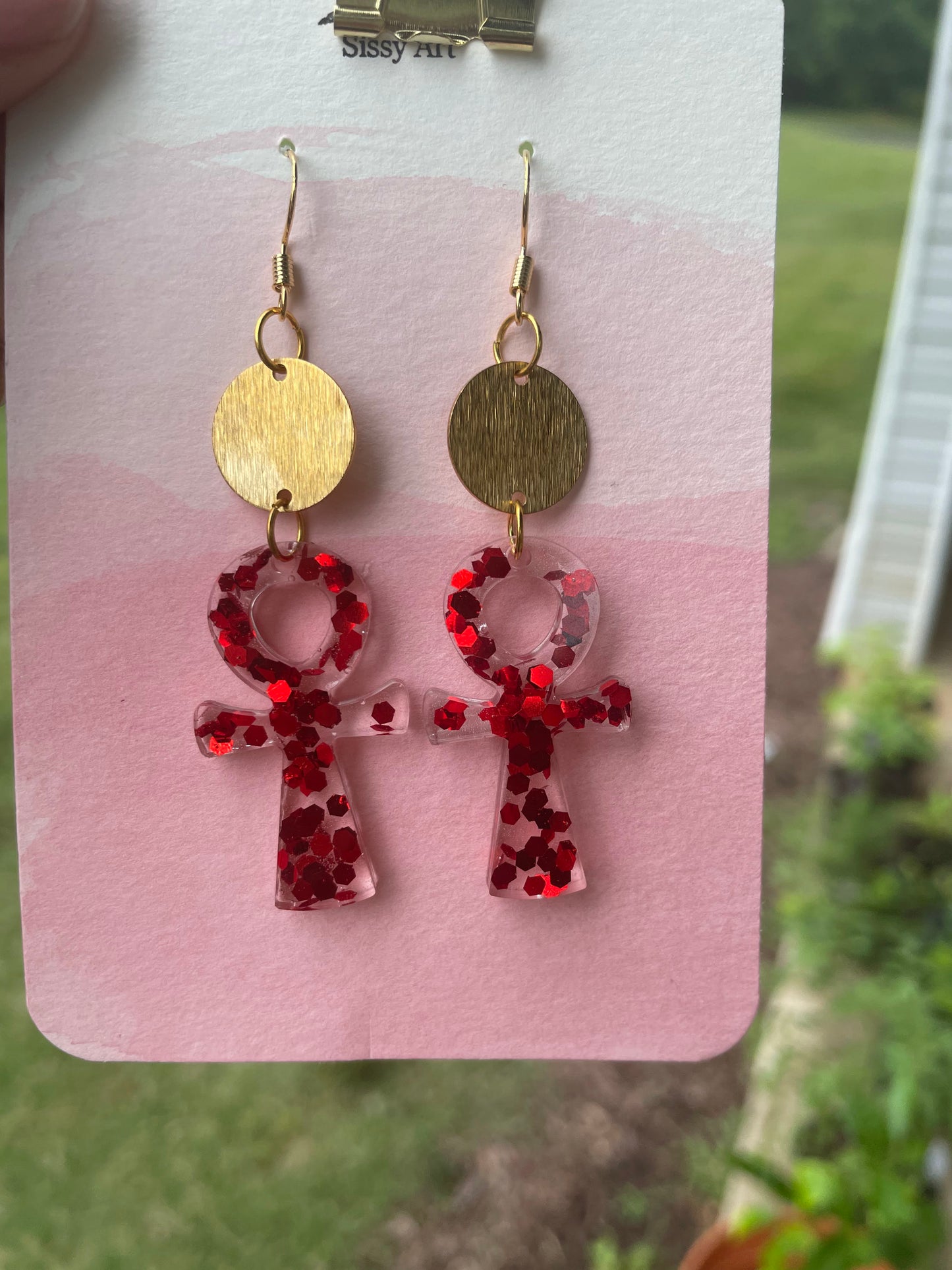 Ankh Earrings