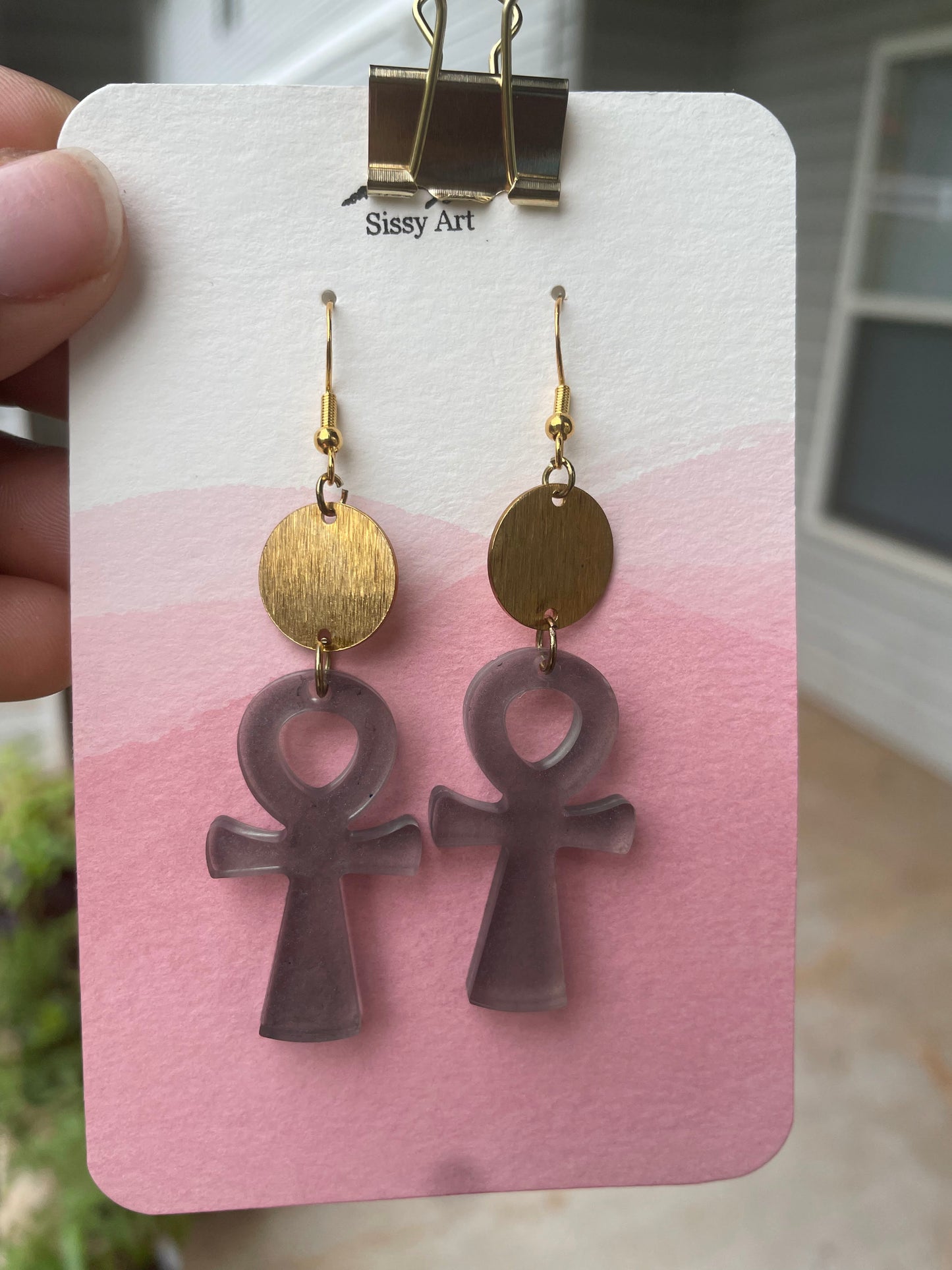 Ankh Earrings