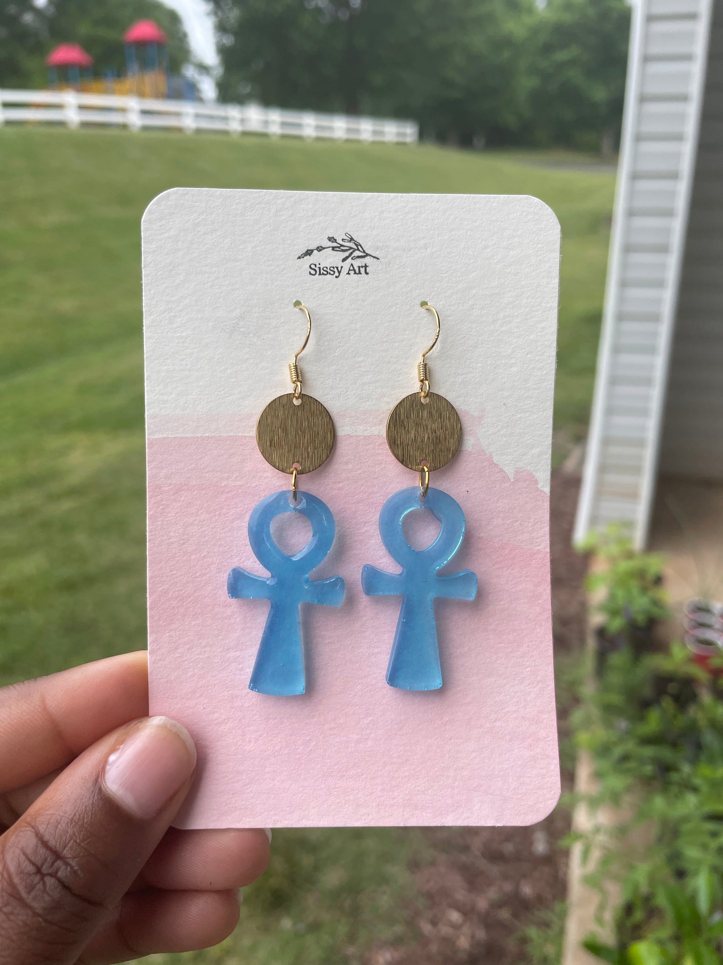 Ankh Earrings