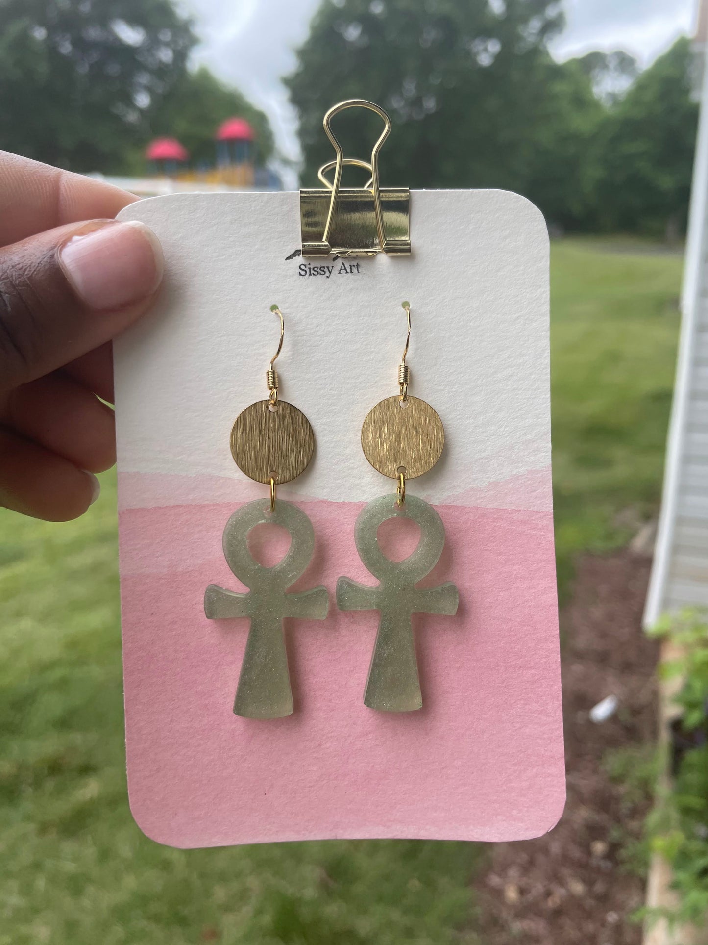 Ankh Earrings