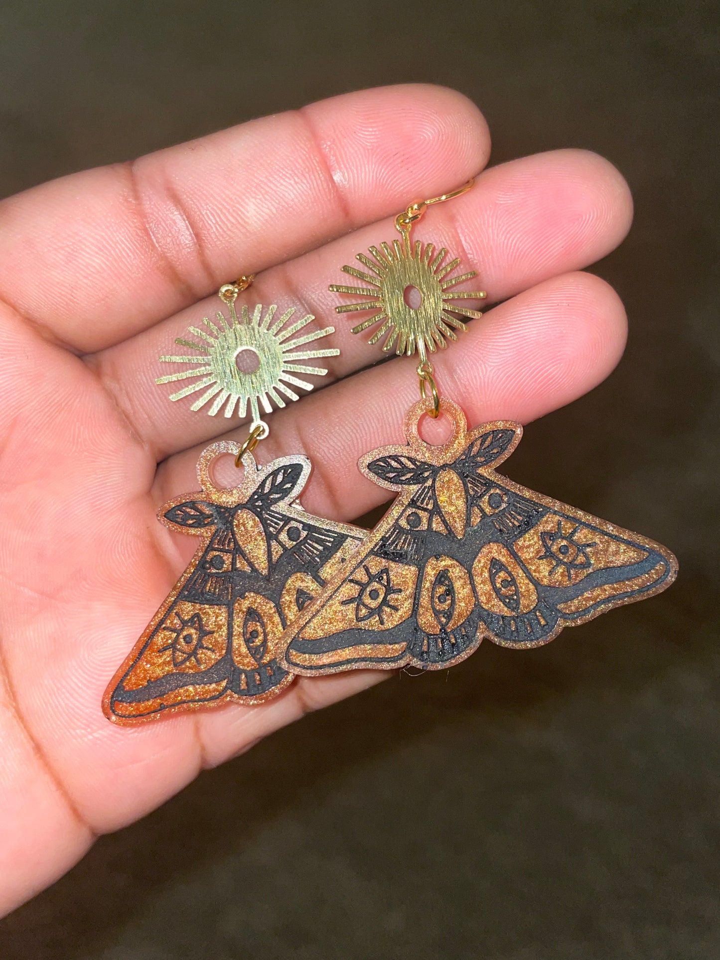 Nature Lovers Moth Earrings
