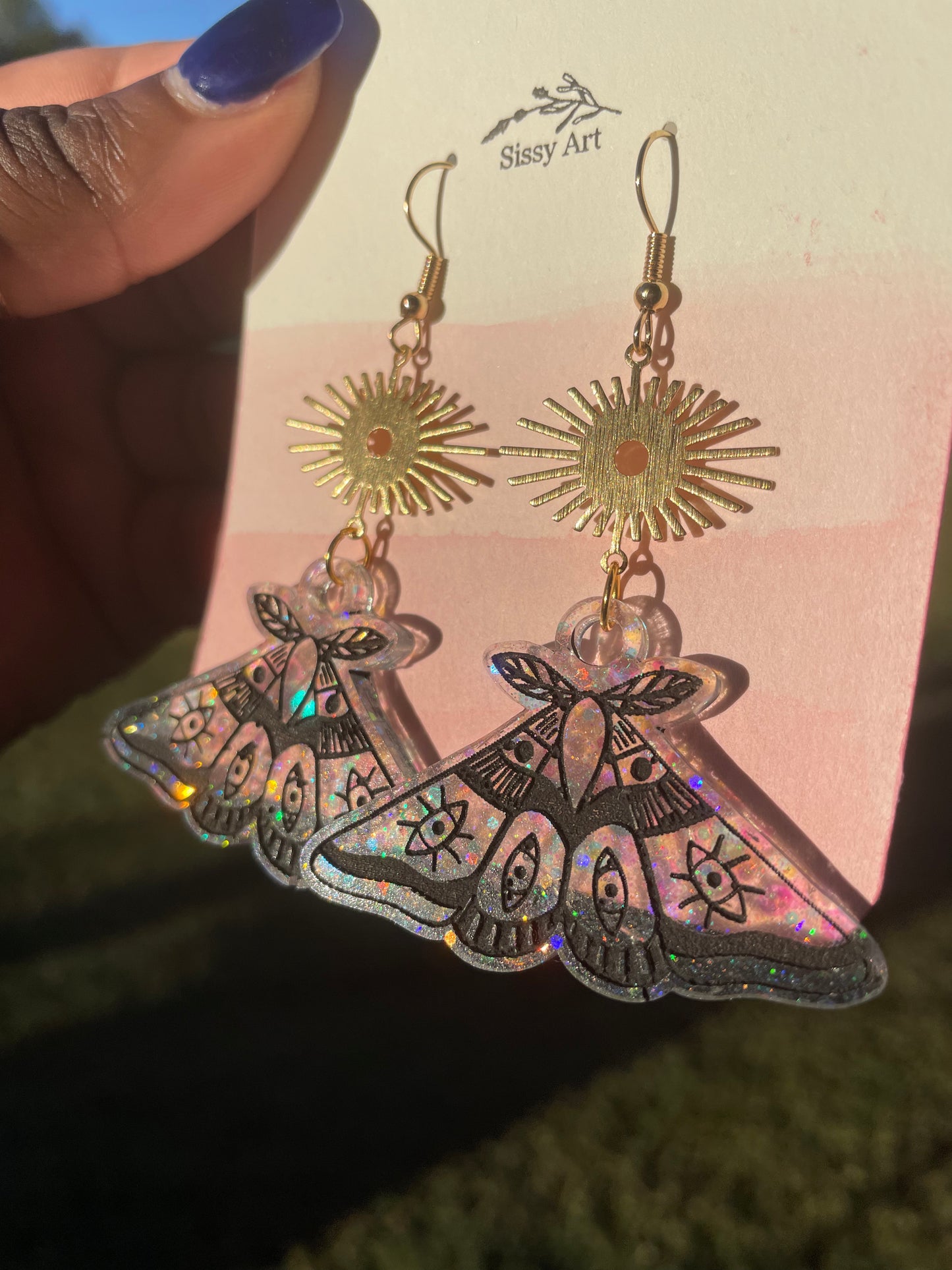 Nature Lovers Moth Earrings